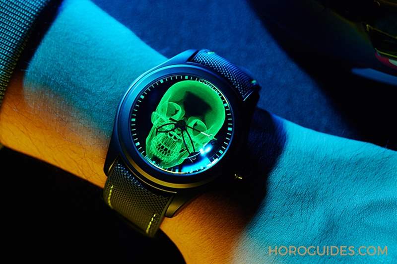第二代登場，昆侖表Bubble 47 Skull X-Ray 泡泡系列骷髏頭腕表-復刻表