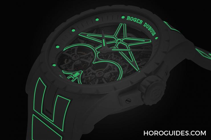 ROGER DUBUIS - 制表界首見至輕素材加持！ 越夜越光的Roger Dubuis Excalibur Twofold