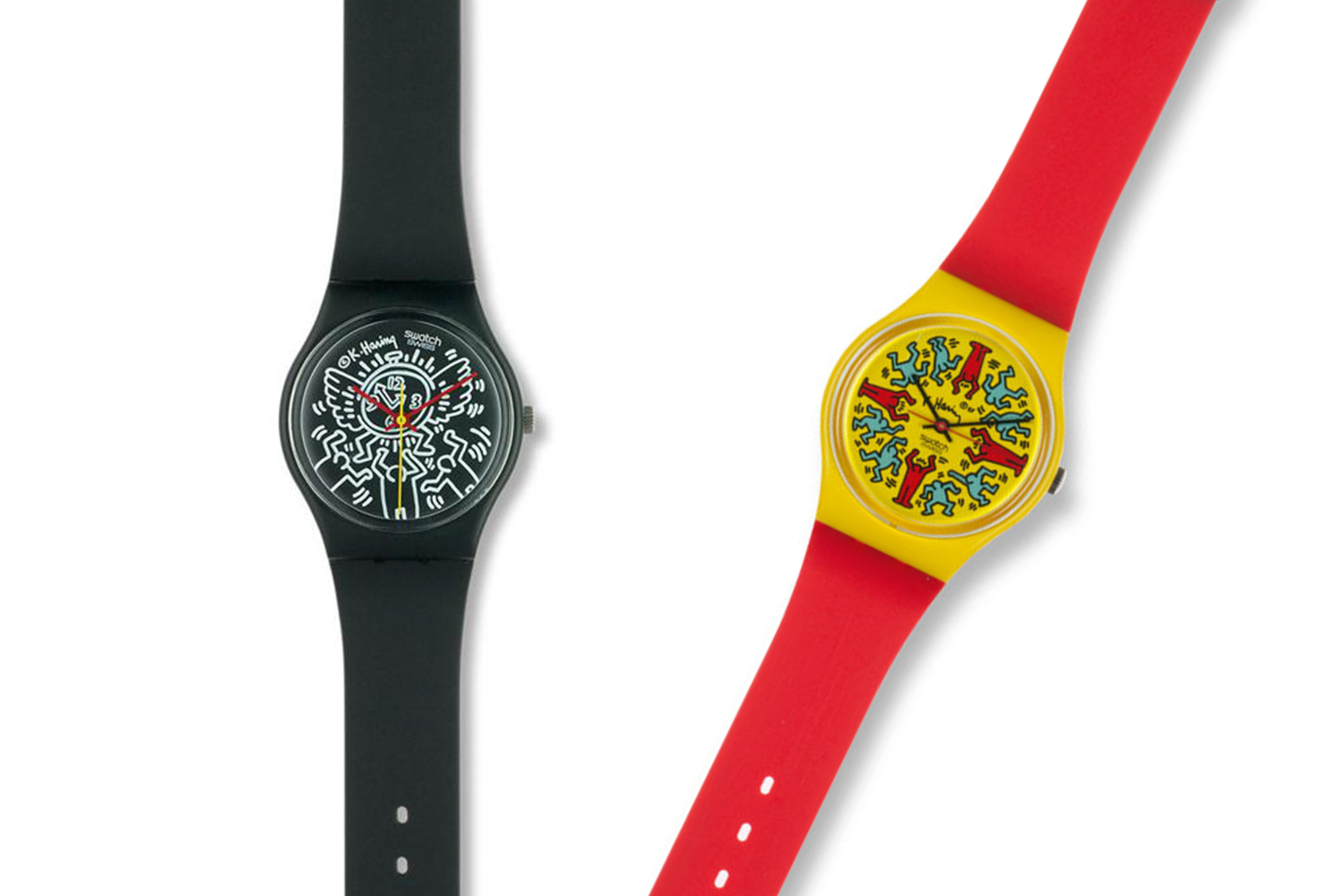 兩個 Keith Haring 樣本
