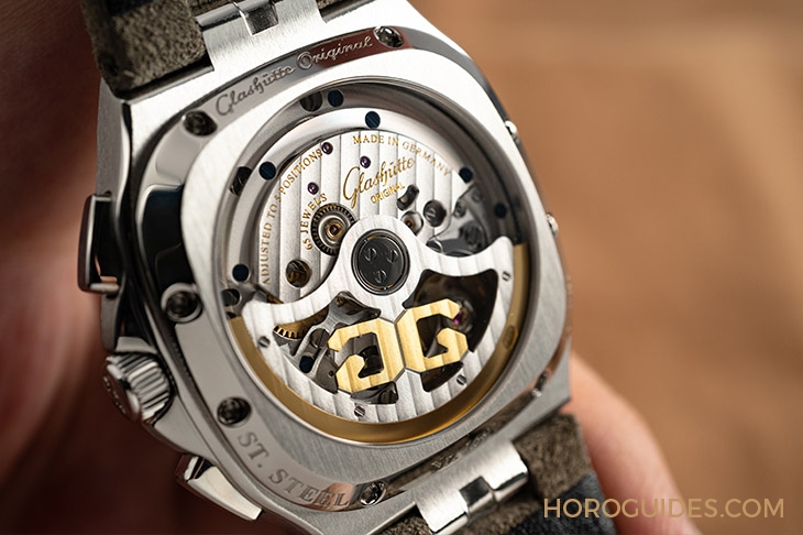 GLASHüTTE ORIGINAL - 好Funky的復古表！ 格拉蘇蒂原創Seventies Chronograph墨玉綠面盤