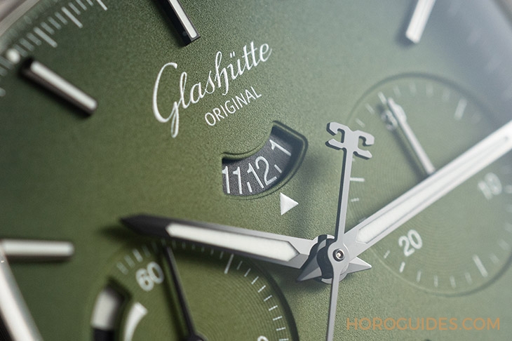 GLASHüTTE ORIGINAL - 好Funky的復古表！ 格拉蘇蒂原創Seventies Chronograph墨玉綠面盤