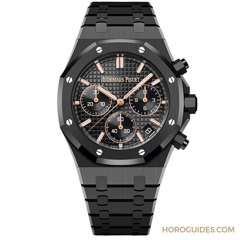 AUDEMARS PIGUET - 愛彼黑陶瓷旋風(fēng)再起，Royal Oak皇家橡樹系列41毫米自動(dòng)上鏈計(jì)時(shí)碼表