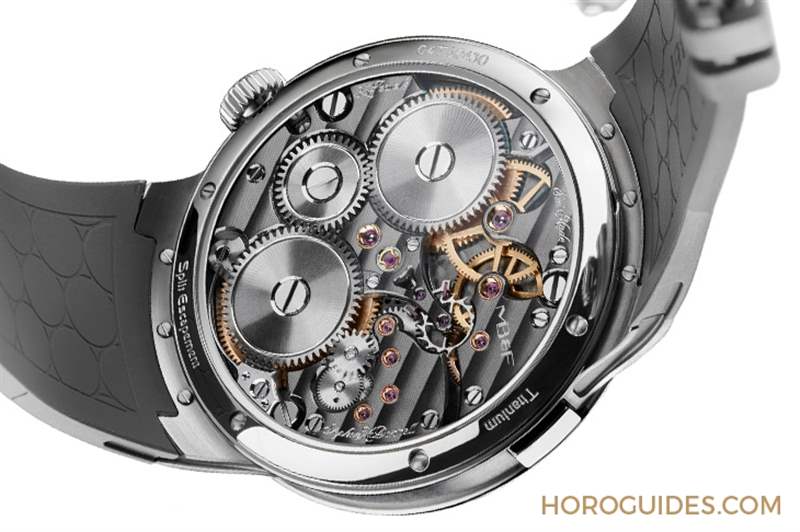 MB&F - 最有感的科幻亮眼配色，MB&F LM Split Escapement EVO冰藍面