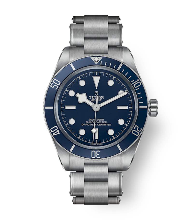 TUDOR 帝舵藍(lán)面Black Bay 58目前國(guó)外報(bào)價(jià)約3,100美金（折合約HKD 24,330），三個(gè)月來(lái)行情下滑3%。 （TUDOR）