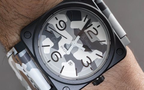 動手操作：Bell & Ross BR 03-92 白色迷彩手表