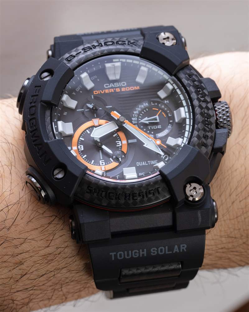 動(dòng)手：卡西歐 G-Shock Frogman GWF-A1000XC-1A 手表采用新表殼材料