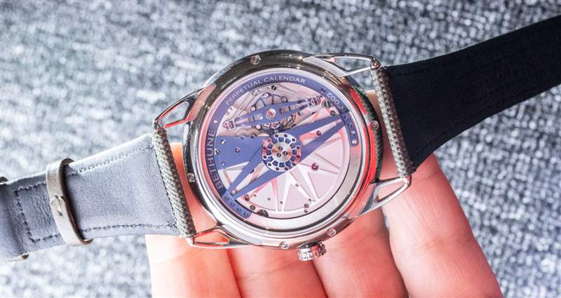 動手操作：De Bethune DB25 萬年歷綠色手表