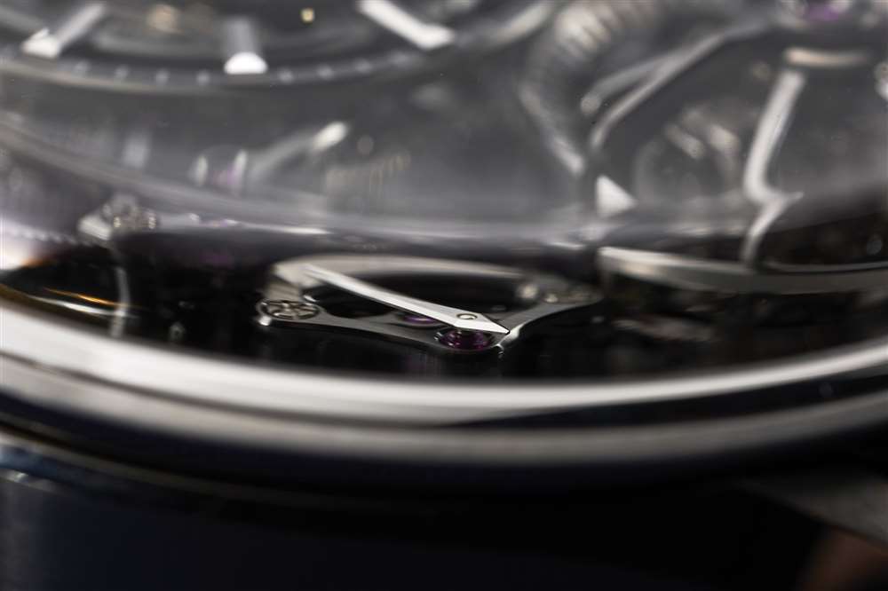 Grand Seiko Kodo 動力儲存特寫。