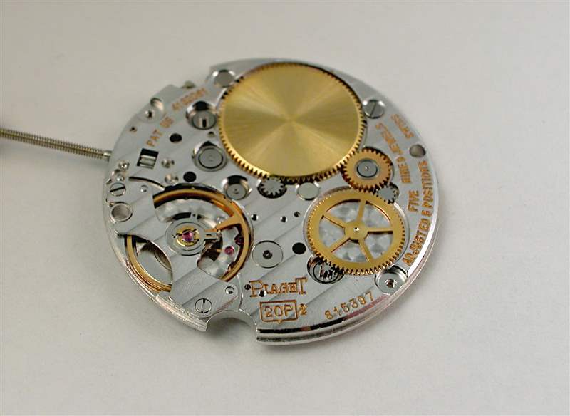 伯爵 20P，基礎機芯 Jean Lassale 口徑 1200。