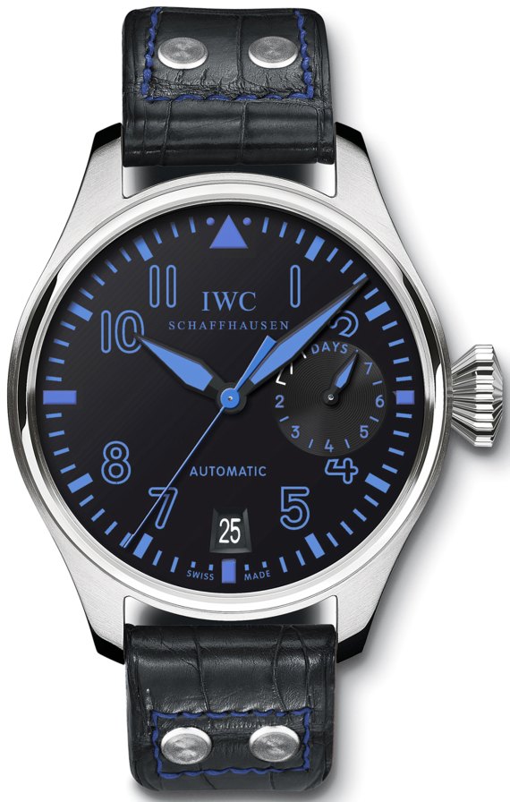 IWC萬國表藍色大型飛行員腕表