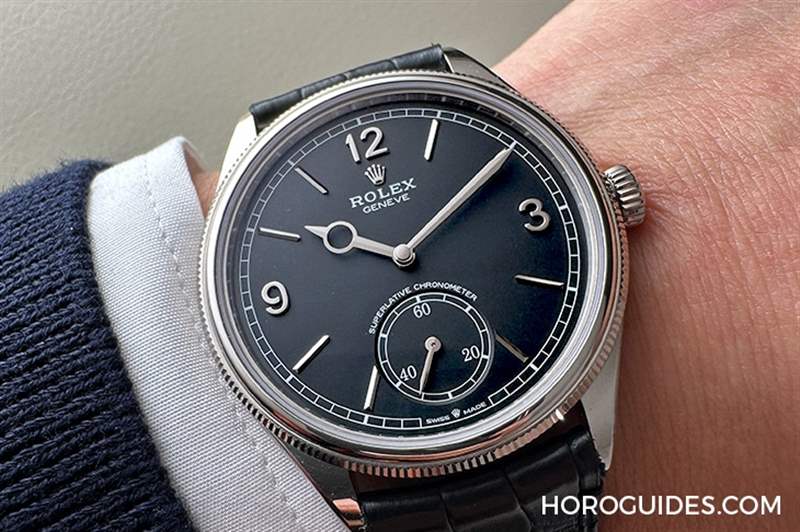 ROLEX - 勞力士全新系列Perpetual 1908，小三針、貴金屬、7140新機芯配透明底蓋