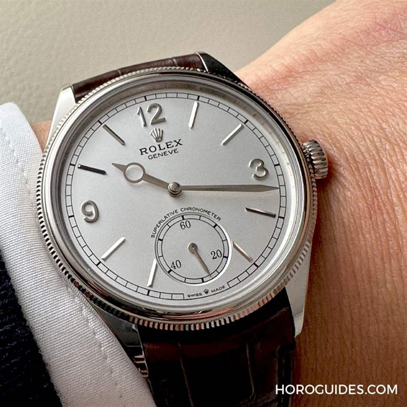ROLEX - 勞力士全新系列Perpetual 1908，小三針、貴金屬、7140新機芯配透明底蓋