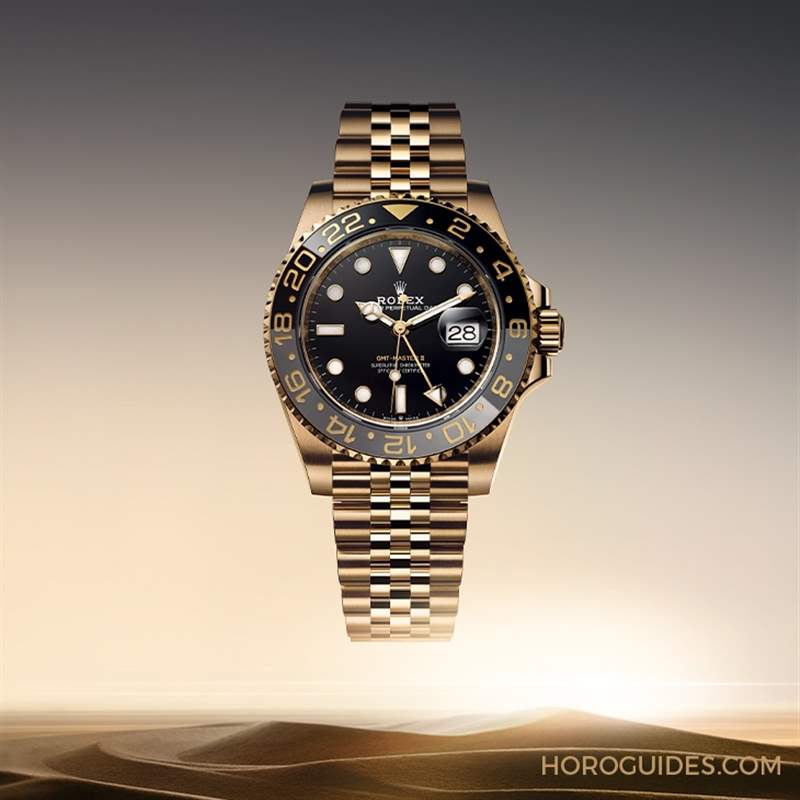 ROLEX - 勞力士GMT-Master II新款灰黑雙色陶瓷圈黃金材質(zhì)大器回歸