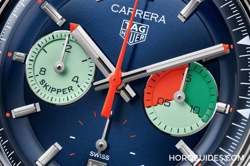 TAG HEUER - 再次啟航！ 以1968年Skipper原型表為靈感｜Tag Heuer Carrera Skipper帆船計(jì)時(shí)腕表