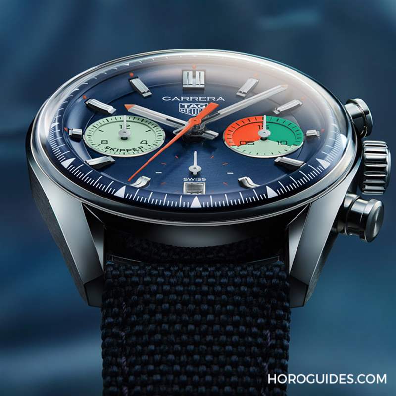 TAG HEUER - 再次啟航！ 以1968年Skipper原型表為靈感｜Tag Heuer Carrera Skipper帆船計(jì)時(shí)腕表