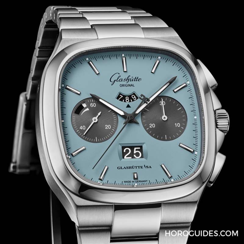 GLASHüTTE ORIGINAL - 格拉蘇蒂七零年代大日歷計(jì)時(shí)腕表新色亮相，捕捉1970年代的夏日絢爛