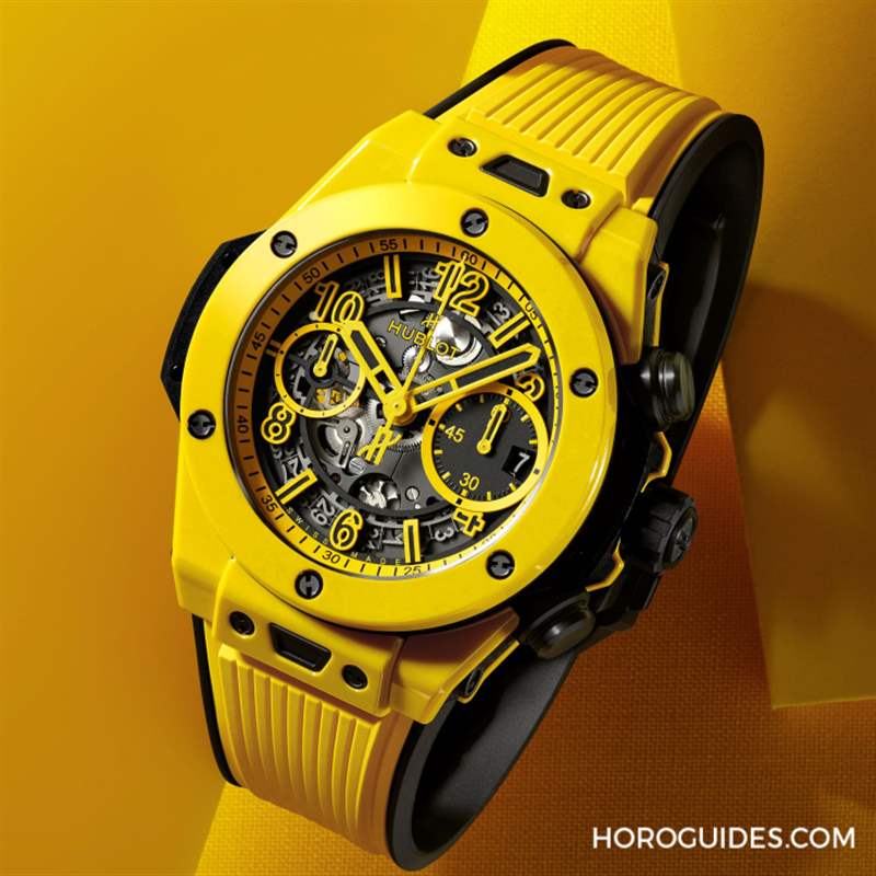 HUBLOT - 網(wǎng)壇史上首位擁第39座千分名人賽冠軍宇舶表大使球王喬科維奇秀最強(qiáng)外掛魔力黃陶瓷計(jì)時(shí)碼表