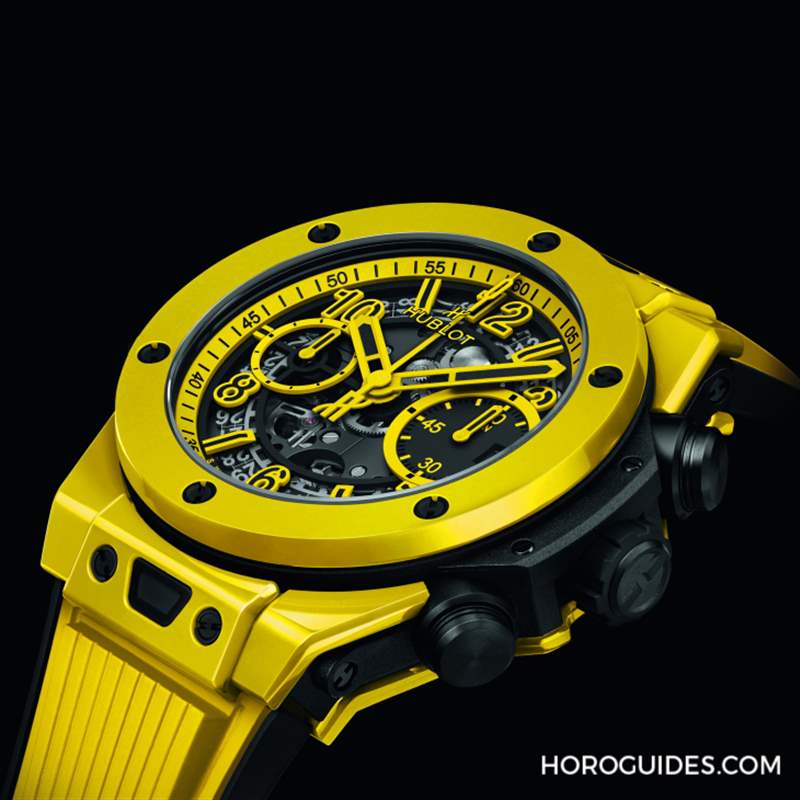 HUBLOT - 網(wǎng)壇史上首位擁第39座千分名人賽冠軍宇舶表大使球王喬科維奇秀最強(qiáng)外掛魔力黃陶瓷計(jì)時(shí)碼表