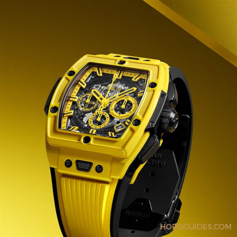 HUBLOT - 網(wǎng)壇史上首位擁第39座千分名人賽冠軍宇舶表大使球王喬科維奇秀最強(qiáng)外掛魔力黃陶瓷計(jì)時(shí)碼表