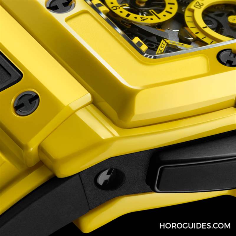 HUBLOT - 網(wǎng)壇史上首位擁第39座千分名人賽冠軍宇舶表大使球王喬科維奇秀最強(qiáng)外掛魔力黃陶瓷計(jì)時(shí)碼表