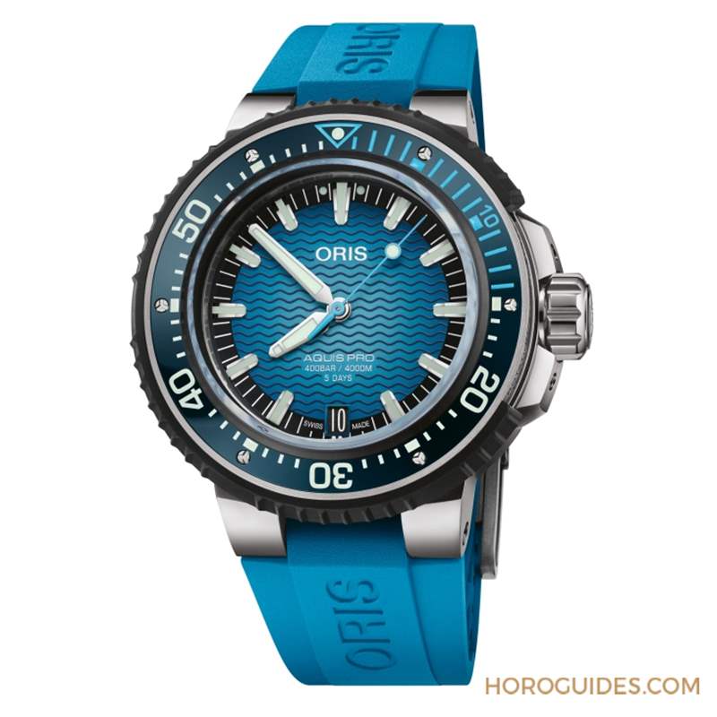 ORIS - 突破自我4,000米防水規(guī)格來襲｜ORIS AquisPro 4000m