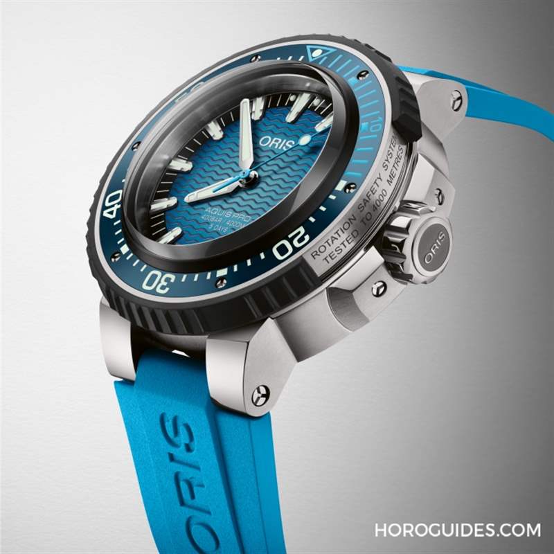 ORIS - 突破自我4,000米防水規(guī)格來襲｜ORIS AquisPro 4000m
