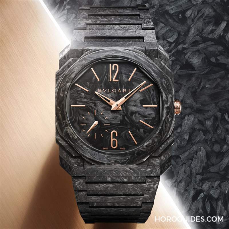 BVLGARI - GWD 2023速報｜BVLGARI以鍛造碳與玫瑰金全新演繹Octo Finissimo超薄萬年歷、超薄自動腕表