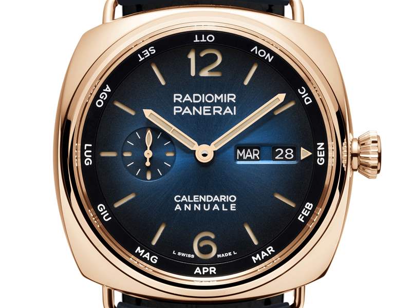 沛納海新品亮點：Radiomir Annual Calendar年歷功能，Radiomir California復古做舊表殼