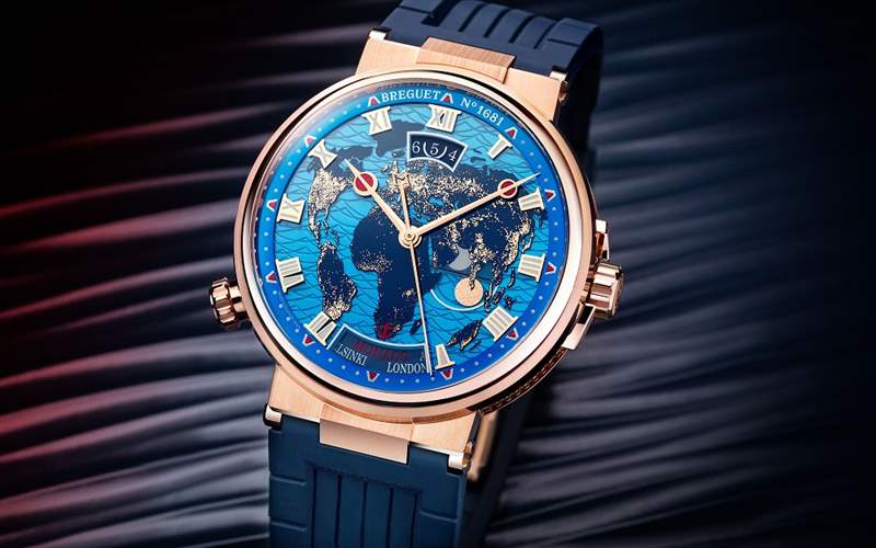 寶璣Breguet推出Marine Hora Mundi 5555世界時腕表：夜幕光輝