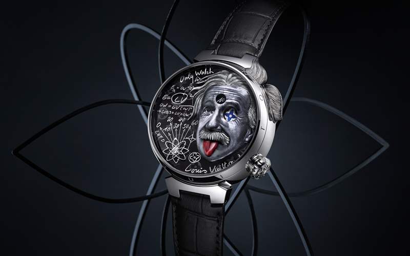 Louis Vuitton推出Tambour Einstein Automata愛(ài)因斯坦主題獨(dú)一款腕表：機(jī)巧人偶和灰調(diào)琺瑯