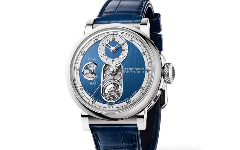 Ferdinand Berthoud推出Chronomètre FB 2T芝麻鏈陀飛輪腕表：圓形表殼，藍(lán)寶石機(jī)芯夾板