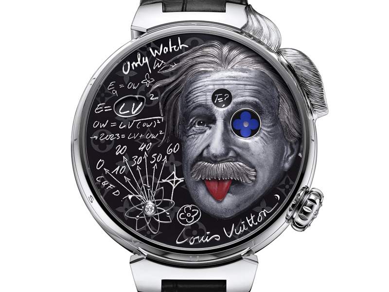 Louis Vuitton推出Tambour Einstein Automata愛(ài)因斯坦主題獨(dú)一款腕表：機(jī)巧人偶和灰調(diào)琺瑯