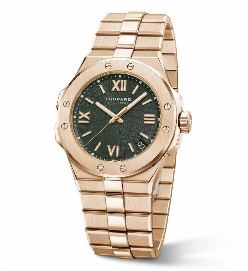 Chopard推出Alpine Eagle系列腕表新作：綠色表盤，33mm女士腕表