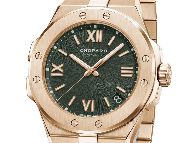 Chopard推出Alpine Eagle系列腕表新作：綠色表盤，33mm女士腕表