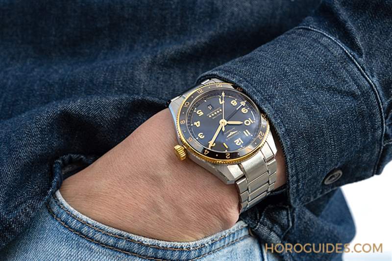 LONGINES - 為此地與彼時(shí)，都鍍上Golden Hour：浪琴表Spirit Zulu Time，新增18K黃金細(xì)節(jié)