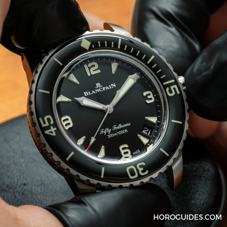 BLANCPAIN - 42mm新成員報(bào)到！ BLANCPAIN Fifty Fathoms 18K紅金、23級(jí)鈦金新款登場(chǎng)