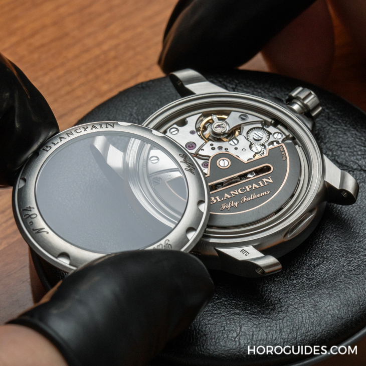BLANCPAIN - 42mm新成員報(bào)到！ BLANCPAIN Fifty Fathoms 18K紅金、23級(jí)鈦金新款登場(chǎng)