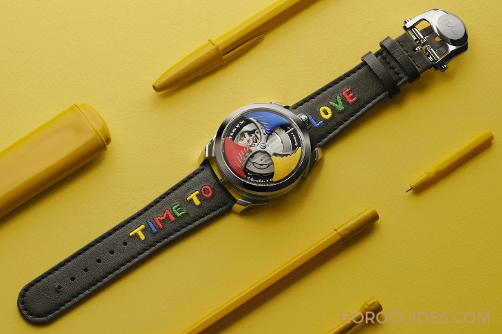 MB&F - MB&F與Jean-Charles de Castelbajac共創限量版腕表：MAD1 "Time to Love"