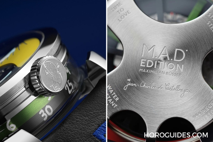 MB&F - MB&F與Jean-Charles de Castelbajac共創限量版腕表：MAD1 "Time to Love"