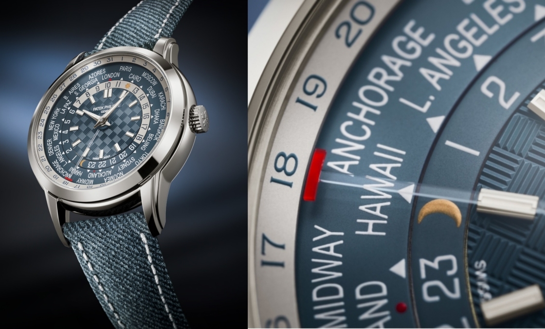 PATEK PHILIPPE - 首創日期顯示與當地時間同步，新一代世界時間腕表｜PATEK PHILIPPE Ref. 5330G-001藍灰面