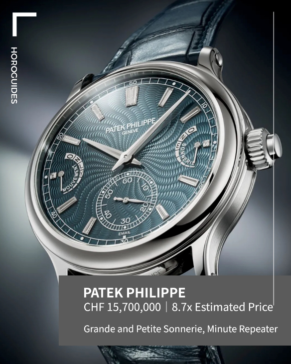 PATEK PHILIPPE - GRAND COMPLICATIONS - 6301P-001 - 第十屆Only Watch慈善拍賣成交價Top 10，百達(dá)翡麗貢獻(xiàn)逾半、Rexhepi制霸獨立制表