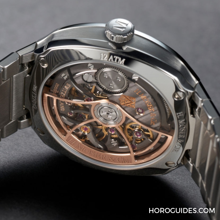 H. MOSER & CIE - STREAMLINER - 6201-1200 - 青龍升級回歸、夢幻紫色同步亮相|H. MOSER & CIE. Streamliner Centre Seconds Matrix Green