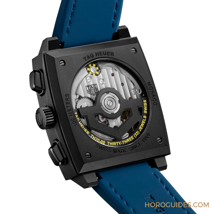 TAG HEUER - MONACO - CBL2188. FT6261 - 深藍上陣！ TAG HEUER Monaco鏤空計時碼表再添新成員