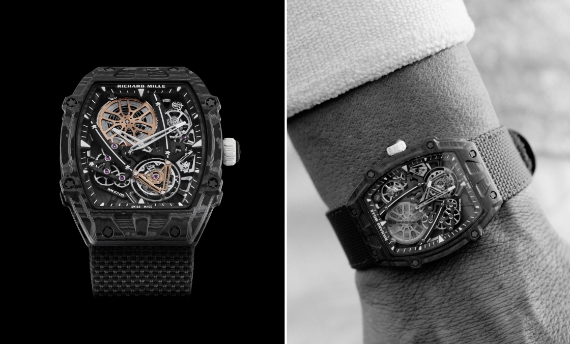 RICHARD MILLE - LIMITED EDITION - RM27-05 - 超輕11.5g表殼、網(wǎng)球名將輕量合作款終章！ RM 27-05 Rafael Nadal飛行陀飛輪腕表登場