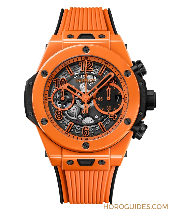 HUBLOT - 今夏最時(shí)尚的色彩！ HUBLOT推出全新Big Bang Unico Orange Ceramic橙色陶瓷腕表