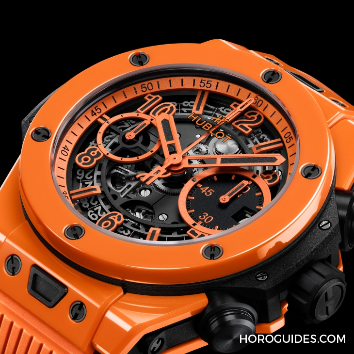 HUBLOT - 今夏最時(shí)尚的色彩！ HUBLOT推出全新Big Bang Unico Orange Ceramic橙色陶瓷腕表
