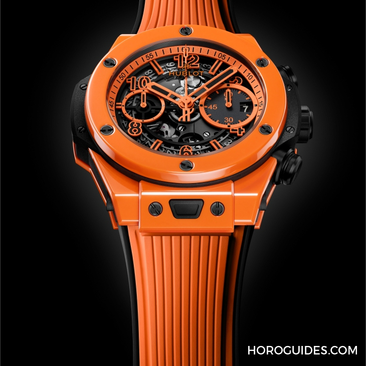 HUBLOT - 今夏最時(shí)尚的色彩！ HUBLOT推出全新Big Bang Unico Orange Ceramic橙色陶瓷腕表