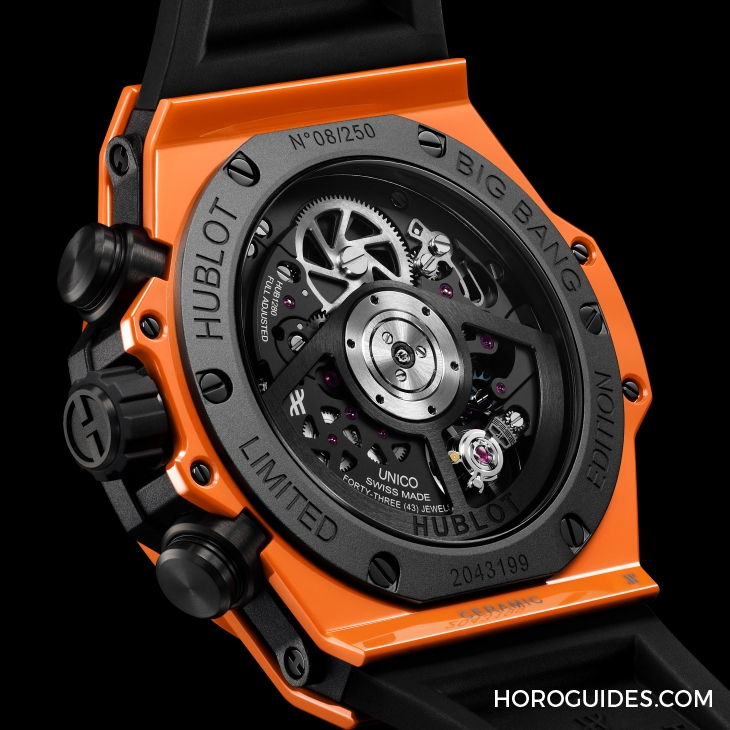 HUBLOT - 今夏最時(shí)尚的色彩！ HUBLOT推出全新Big Bang Unico Orange Ceramic橙色陶瓷腕表