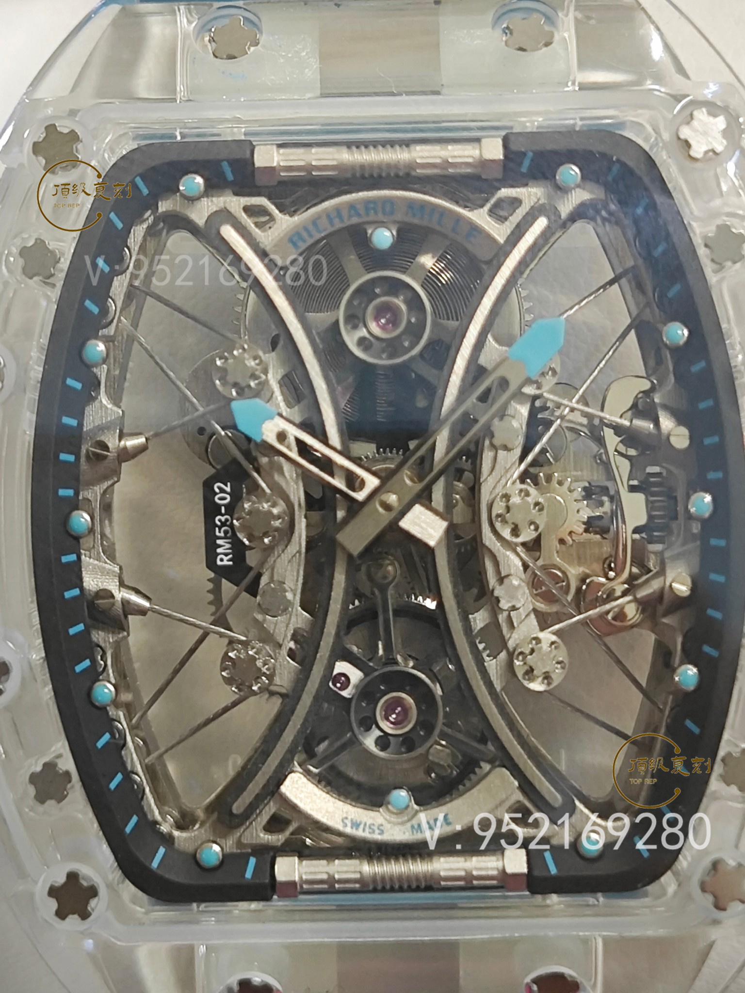 RM廠理查德冰晶馬球RM53-02陀飛輪手表詳細(xì)做工評(píng)測(cè)
