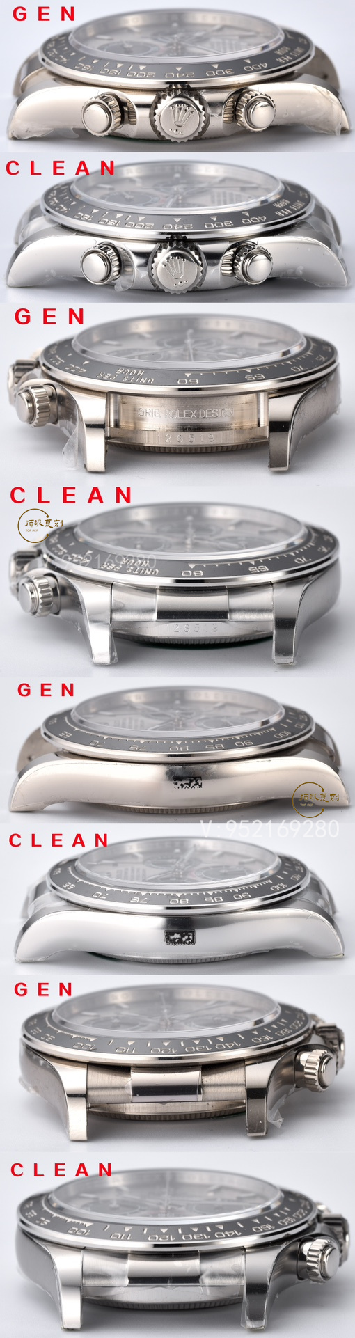Clean廠C廠勞力士水泥灰膠迪4131機(jī)芯真假對(duì)比：揭秘復(fù)刻與正品的細(xì)微差異